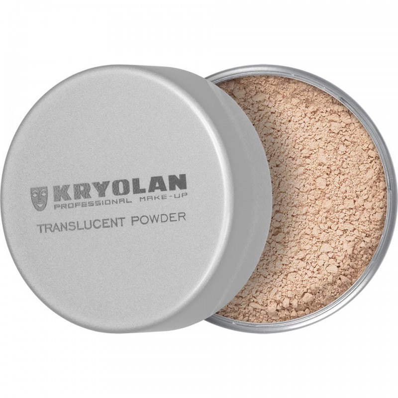 Kryolan Peršviečiama fiksuojamoji pudra - Translucent Powder, 15g.