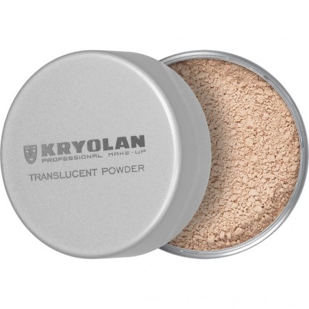 Kryolan Peršviečiama fiksuojamoji pudra - Translucent Powder, 15g.