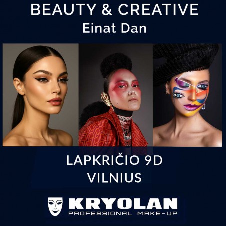 Kryolan BEAUTY & CREATIVE seminaras su Einat Dan