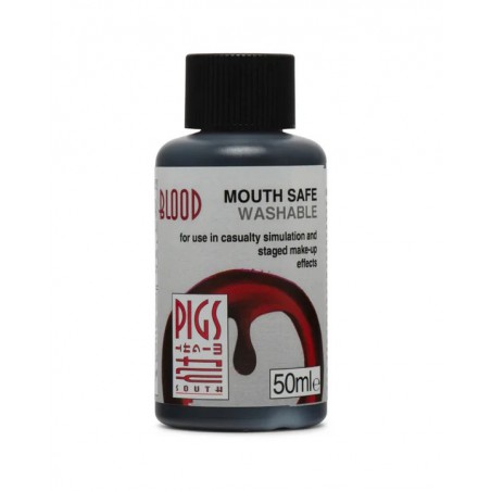 Nick Dudman saugus nuryti dirbtinis kraujas, 50ml