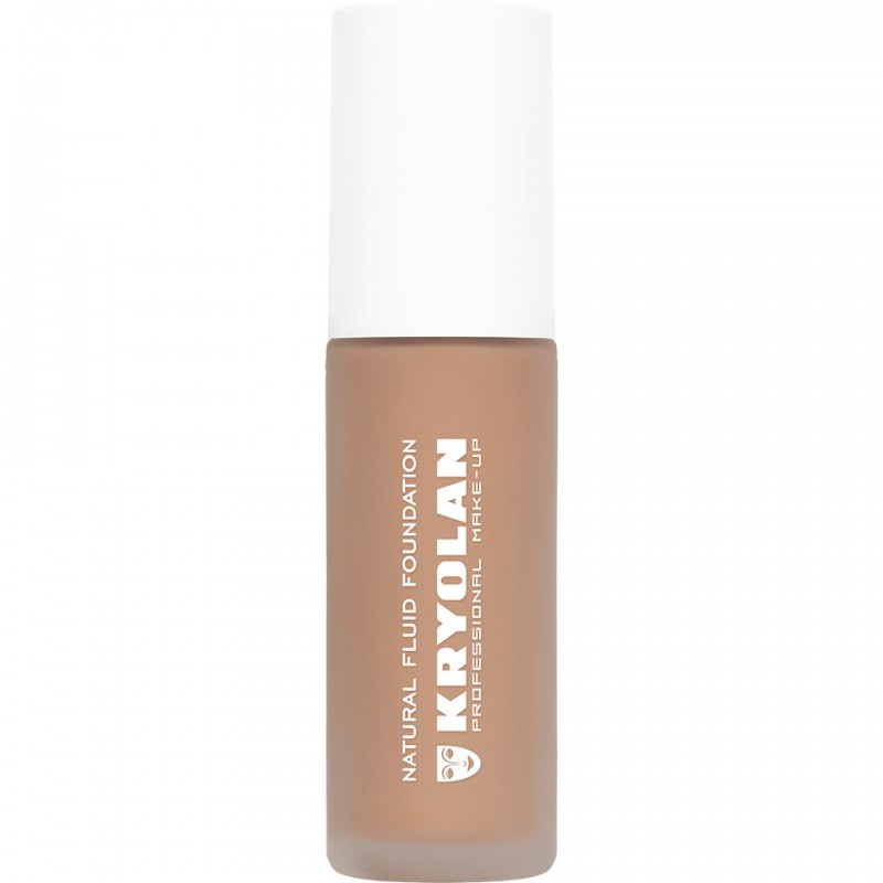 Kryolan Natural Fluid Foundation – skystas makiažo pagrindas, 30ml