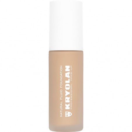 Kryolan Natural Fluid Foundation – skystas makiažo pagrindas, 30ml