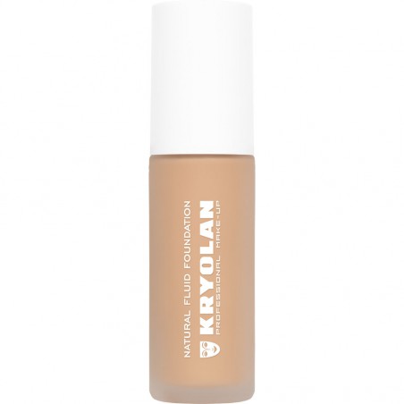 Kryolan Natural Fluid Foundation – skystas makiažo pagrindas, 30ml