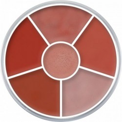 Lip Rouge Wheel apvali lūpų dažų paletė, 6 spalvos0